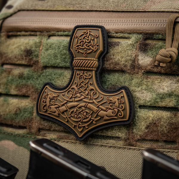 M-Tac нашивка Mj&ouml;lnir Large PVC Coyote 51348505 фото
