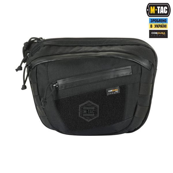 M-Tac сумка Sphaera Hardsling Bag Large з липучкою Elite Black 51610002 фото
