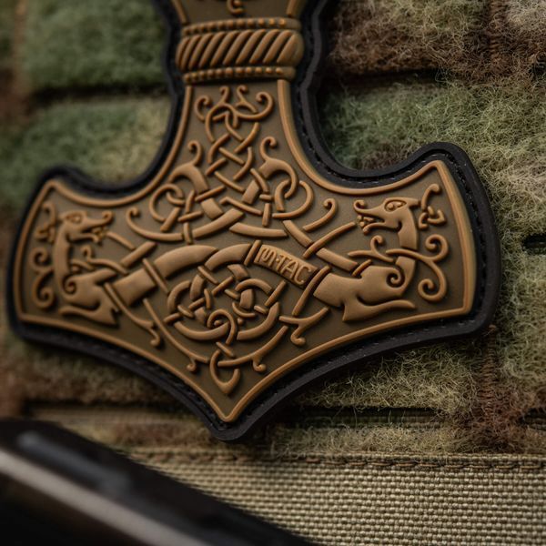M-Tac нашивка Mj&ouml;lnir Large PVC Coyote 51348505 фото