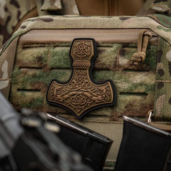 M-Tac нашивка Mj&ouml;lnir Large PVC Coyote 51348505 фото