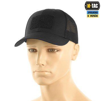 M-Tac бейсболка тактична з сіткою Elite Flex Black 40560002_XS фото