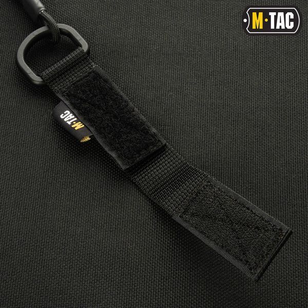 M-Tac шнур страхувальний Medium комбінований з D-кільцем чорний 51435602 фото