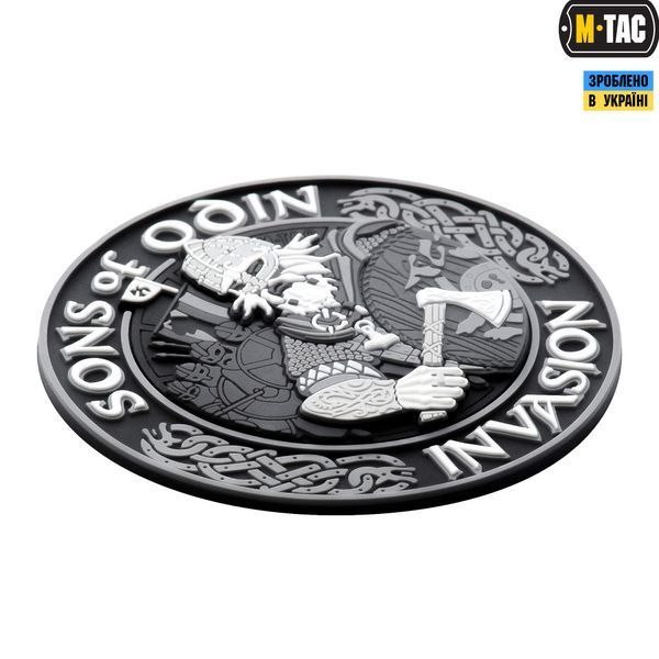 M-Tac нашивка Sons of Odin 3D PVC Black/Grey 51137211 фото