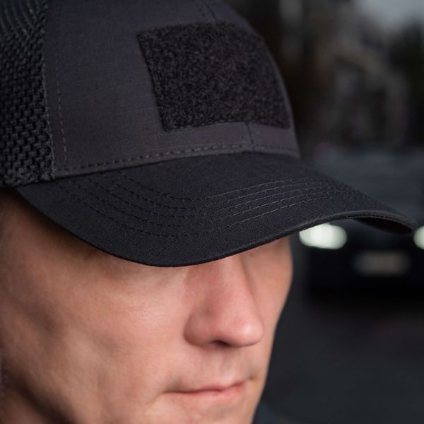 M-Tac бейсболка тактична з сіткою Elite Flex Black 40560002_XS фото