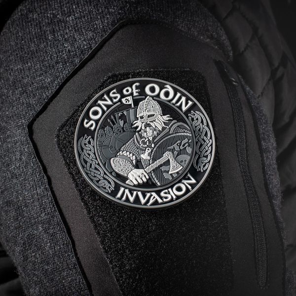 M-Tac нашивка Sons of Odin 3D PVC Black/Grey 51137211 фото