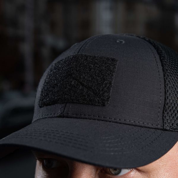 M-Tac бейсболка тактична з сіткою Elite Flex Black 40560002_XS фото