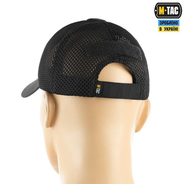 M-Tac бейсболка тактична з сіткою Elite Flex Black 40560002_XS фото