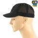 M-Tac бейсболка тактична з сіткою Elite Flex Black 40560002_XS фото 2