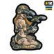 M-Tac нашивка Tactical girl №6 PVC Hooligan Olive V2 51468001 фото