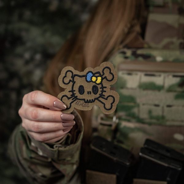 M-Tac нашивка KITTY контур (вишивка) Coyote 51386205 фото