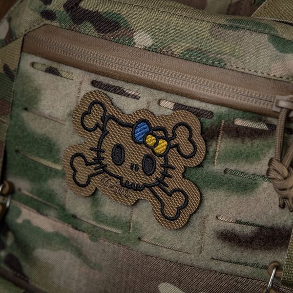 M-Tac нашивка KITTY контур (вишивка) Coyote 51386205 фото