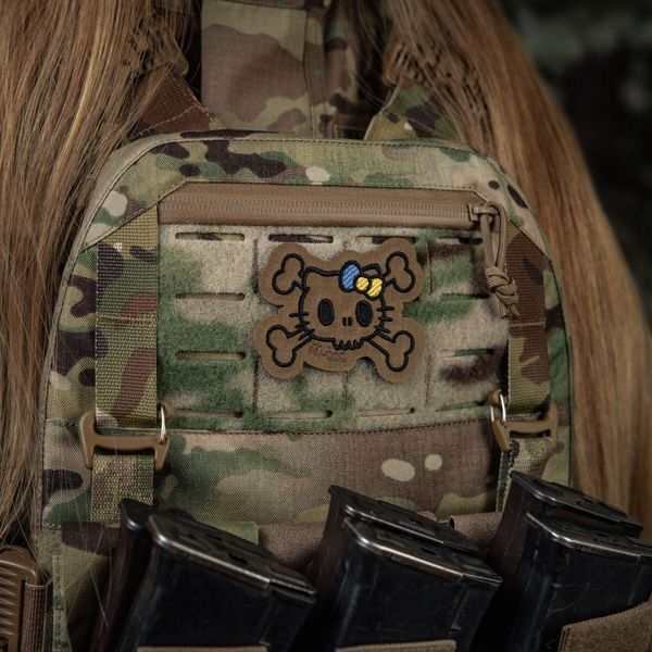M-Tac нашивка KITTY контур (вишивка) Coyote 51386205 фото