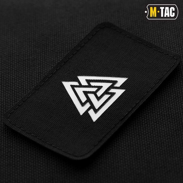 M-Tac нашивка Валькнут горизонтальна Laser Cut Black/GID 51164299 фото