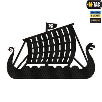M-Tac нашивка Драккар скрізна Laser Cut Black 51170002 фото