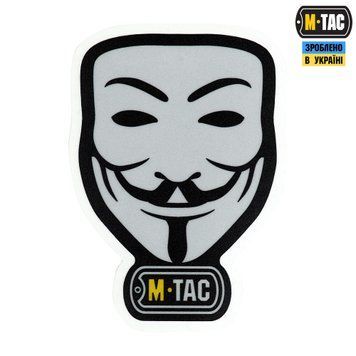 M-Tac наклейка Anonymous світловідбиваюча Black 51321002 фото