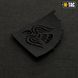 M-Tac нашивка Стяг Крука скрізна Laser Cut Black 51172002 фото 2