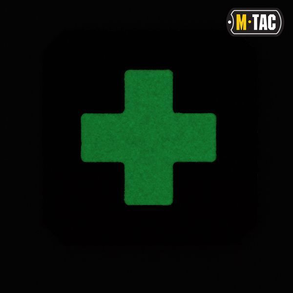 M-Tac нашивка Medic Cross Laser Cut Black/GID 51122299 фото