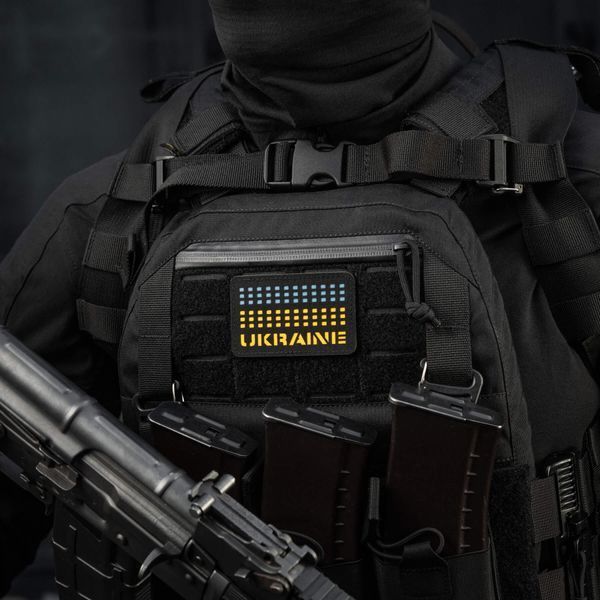 M-Tac нашивка Ukraine Laser Cut Black/Yellow/Blue/GID 51498902 фото