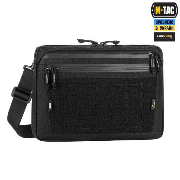 M-Tac сумка Admin Bag Large Elite з липучкою Hex Black 10425002 фото