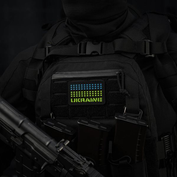M-Tac нашивка Ukraine Laser Cut Black/Yellow/Blue/GID 51498902 фото