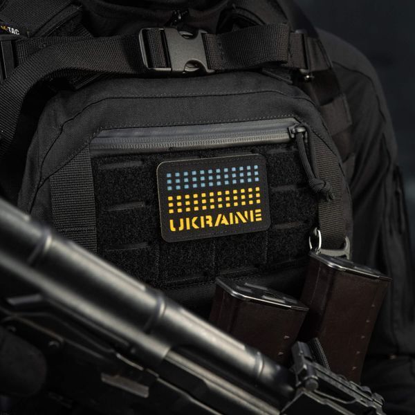 M-Tac нашивка Ukraine Laser Cut Black/Yellow/Blue/GID 51498902 фото