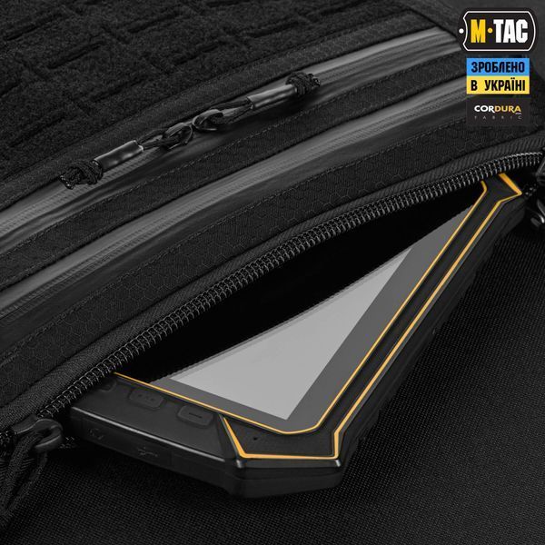 M-Tac сумка Admin Bag Large Elite з липучкою Hex Black 10425002 фото