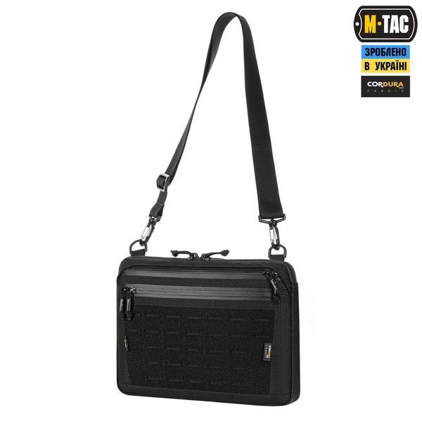 M-Tac сумка Admin Bag Large Elite з липучкою Hex Black 10425002 фото