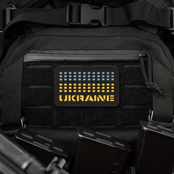 M-Tac нашивка Ukraine Laser Cut Black/Yellow/Blue/GID 51498902 фото