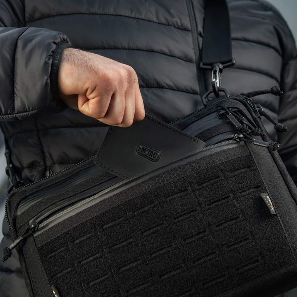 M-Tac сумка Admin Bag Large Elite з липучкою Hex Black 10425002 фото