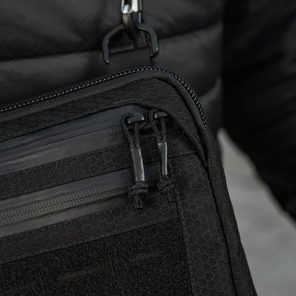 M-Tac сумка Admin Bag Large Elite з липучкою Hex Black 10425002 фото