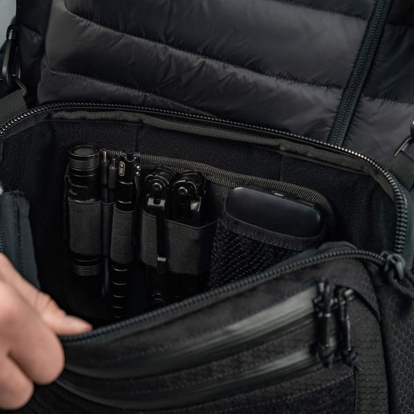 M-Tac сумка Admin Bag Large Elite з липучкою Hex Black 10425002 фото