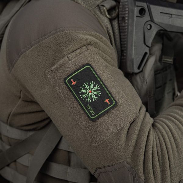 M-Tac нашивка карта Шолом Жаху (вишивка) Black/Olive 51392201 фото
