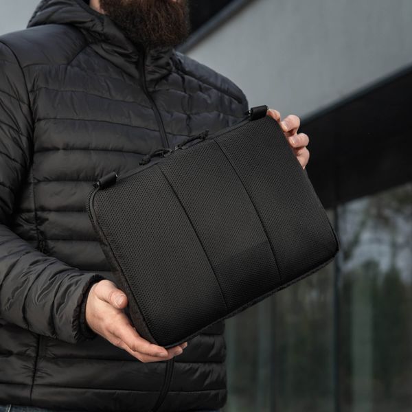 M-Tac сумка Admin Bag Large Elite з липучкою Hex Black 10425002 фото