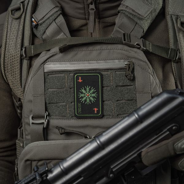 M-Tac нашивка карта Шолом Жаху (вишивка) Black/Olive 51392201 фото