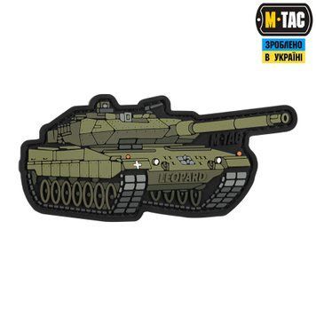 M-Tac нашивка LEOPARD 2 (PVC) Olive 51348358 фото