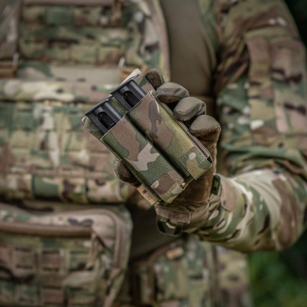 M-Tac підсумок подвійний для пістолетного магазина АПС Laser Cut Multicam 10379008 фото