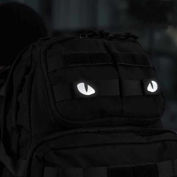 M-Tac нашивка Tiger Eyes Laser Cut (пара) Reflective Black 51140299 фото