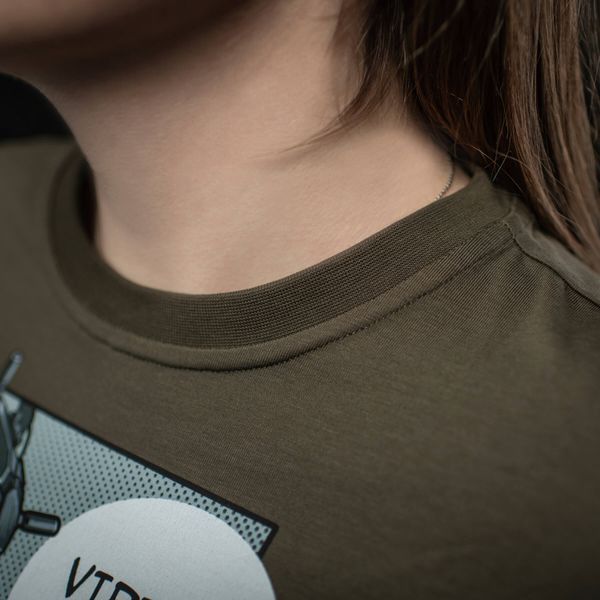 M-Tac футболка Comics Drone Girl Dark Olive 80074048_XS фото