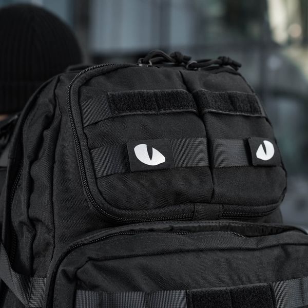 M-Tac нашивка Tiger Eyes Laser Cut (пара) Reflective Black 51140299 фото