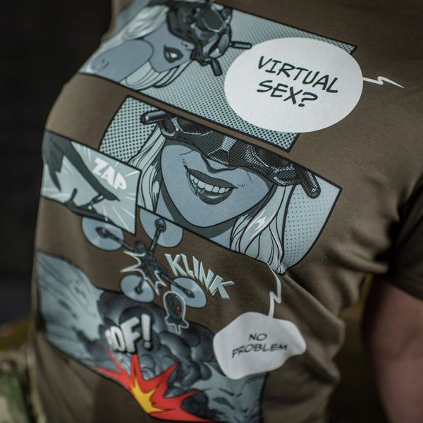 M-Tac футболка Comics Drone Girl Dark Olive 80074048_XS фото