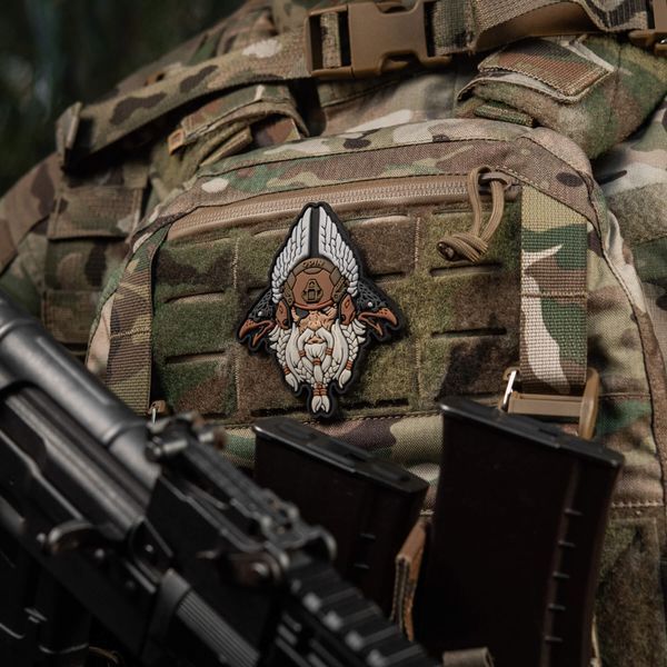 M-Tac нашивка Odin Tactical 3D PVC White/Coyote 51469003 фото