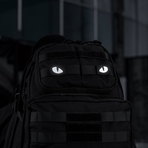 M-Tac нашивка Tiger Eyes Laser Cut (пара) Reflective Black 51140299 фото