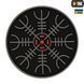 M-Tac нашивка шолом Жаху PVC Black/Grey 51221211 фото