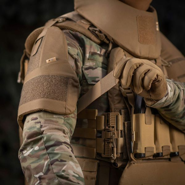 M-Tac плечовий захист з балістичними пакетами 1 клас (FMS) для Cuirass QRS Coyote 51411005 фото