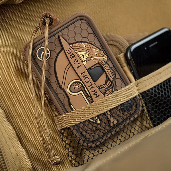 M-Tac нашивка Molon Labe Ace 3D PVC Coyote 51127005 фото