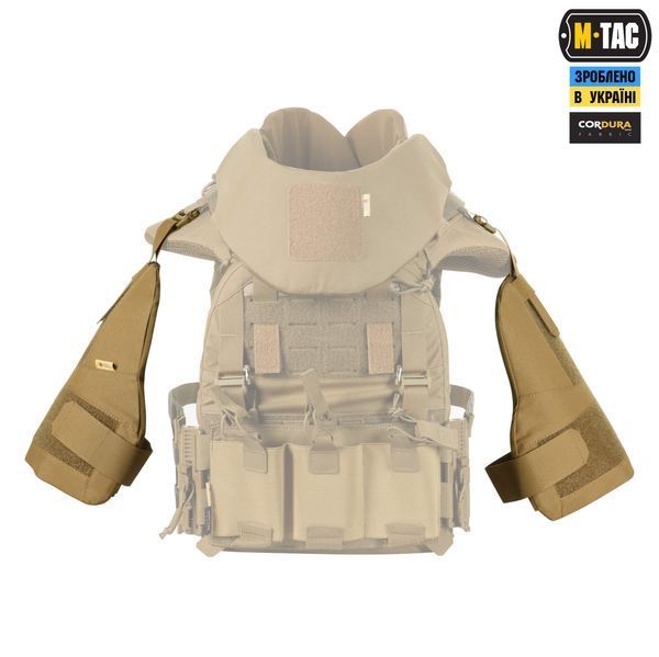 M-Tac плечовий захист з балістичними пакетами 1 клас (FMS) для Cuirass QRS Coyote 51411005 фото