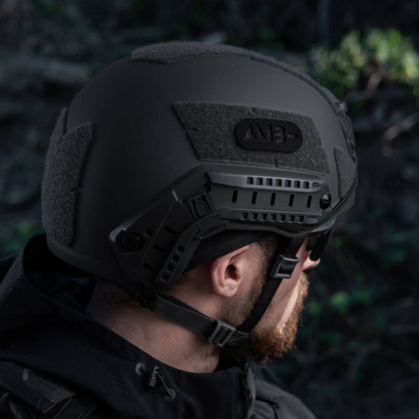 M-Tac нашивка група крові AB- наскрізна Laser Cut Black 58232002 фото