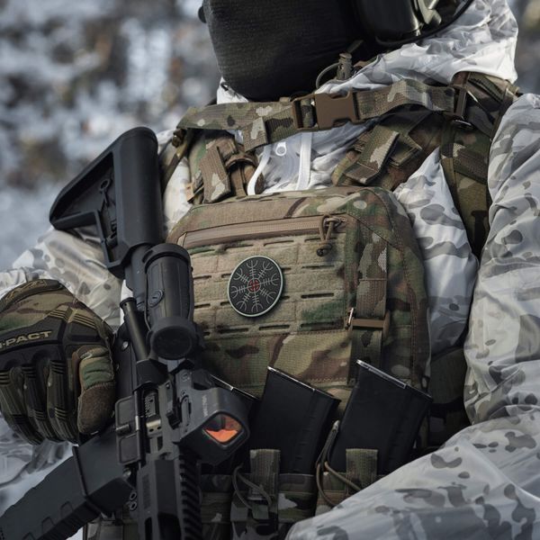 M-Tac нашивка шолом Жаху PVC Black/GID 51221299 фото
