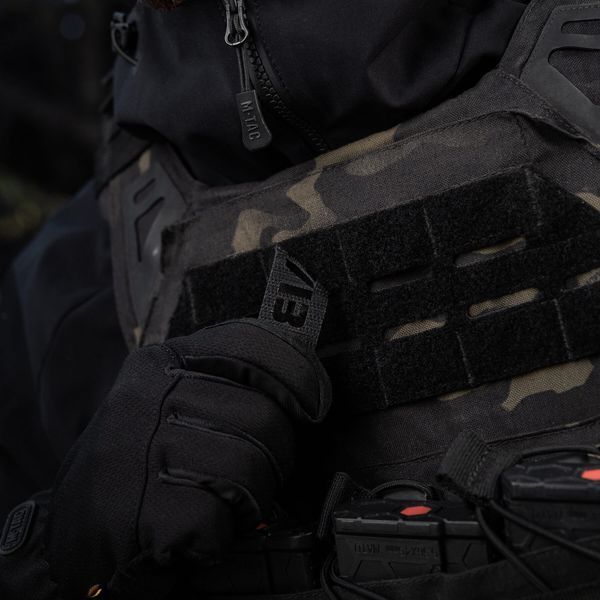 M-Tac нашивка група крові AB- наскрізна Laser Cut Black 58232002 фото