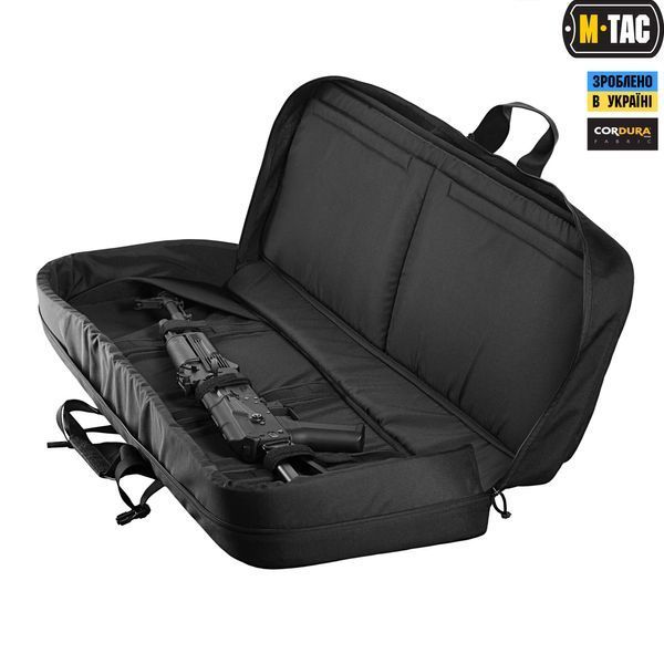 M-Tac чохол для зброї Elite 100 см. (2 відділа) з лямками Black 10073002 фото